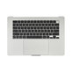 Górna rama klawiatury do MacBook Air 15", A3114 (2024), z klawiaturą US i baterią, Silver, 661-40267, Genuine Apple