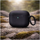 Etui silikonowe do AirPods 4, Przezroczysty, Czarny, Black