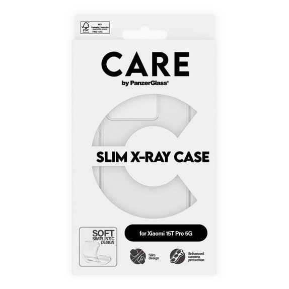 Etui X-Ray do Xiaomi 15T Pro 5G, Przezroczysty, CARE