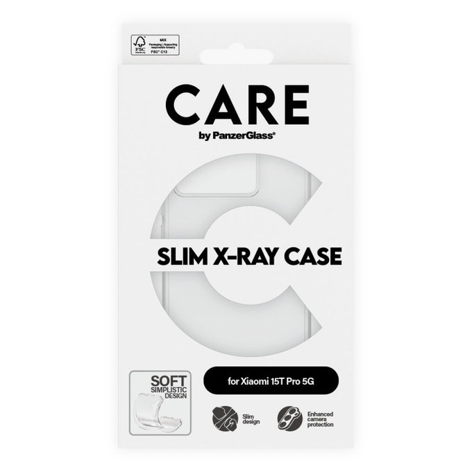 Etui X-Ray do Xiaomi 15T Pro 5G, Przezroczysty, CARE