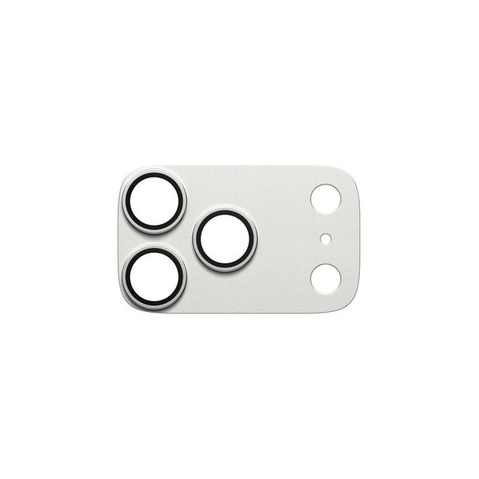 Pierścienie ochronne obiektywu kamery Fender do iPhone 17 Pro, Srebrny, PanzerGlass