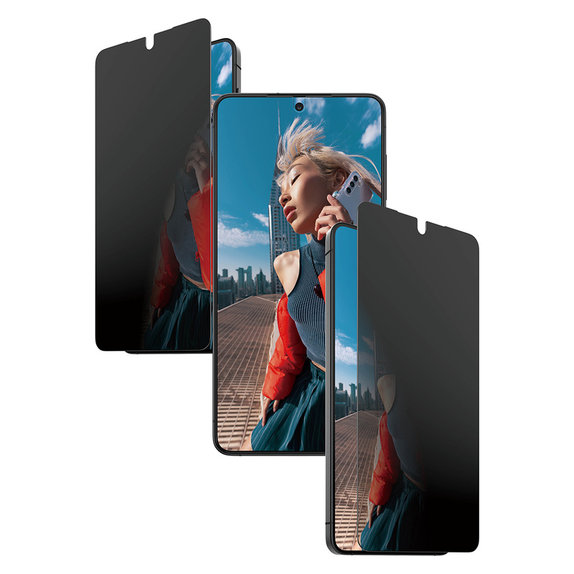 Szkło hartowane UWF 2-Way Privacy z aplikatorem do Samsung Galaxy S26+, Przezroczyste, PanzerGlass