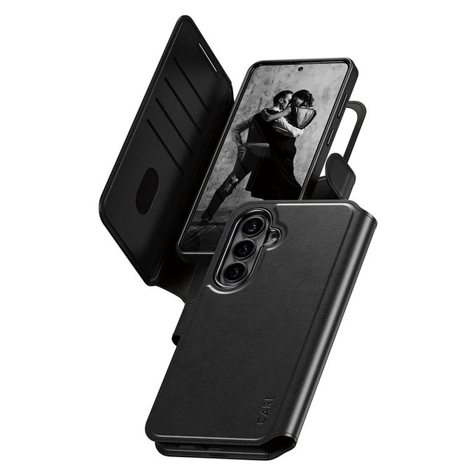 Etui Tango Wallet Two-In-One z QI do Samsung Galaxy S26+, Czarne, PanzerGlass