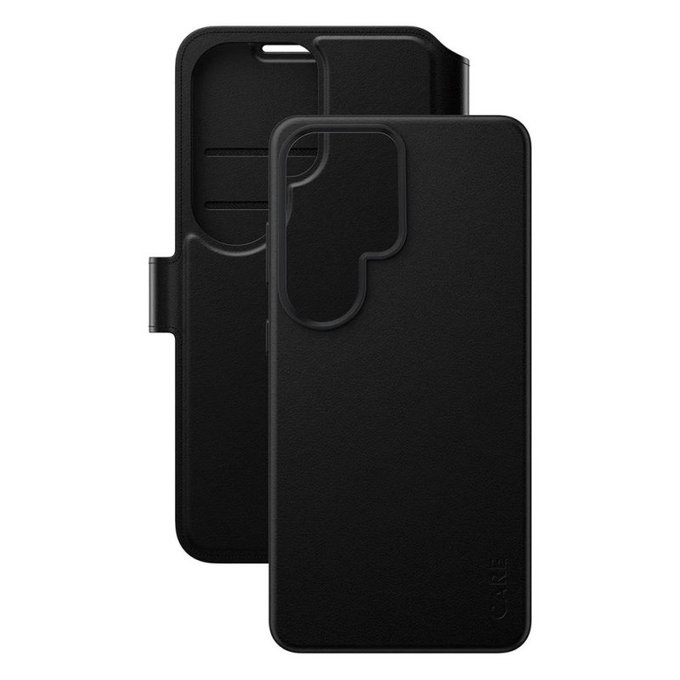 Etui Wallet Tango Two-In-One z QI do Samsung S26 Ultra, Czarny, CARE