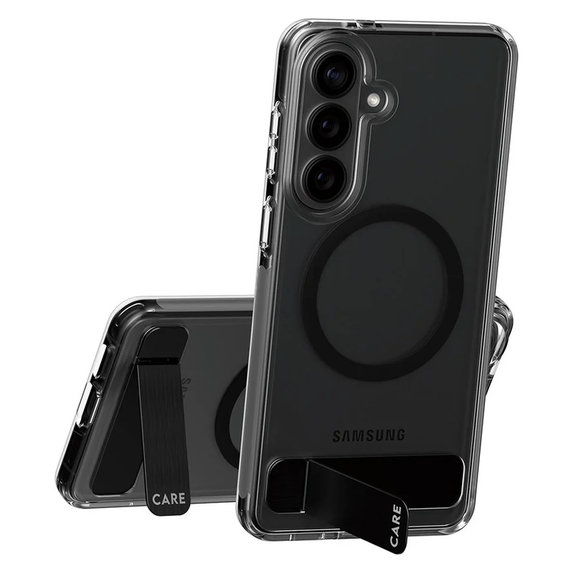 Etui Kickstand z czarnym QI do Samsung Galaxy S26+, Czarne, PanzerGlass