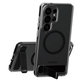Etui Kickstand z czarnym QI do Samsung Galaxy S26 Ultra, Przezroczyste, PanzerGlass