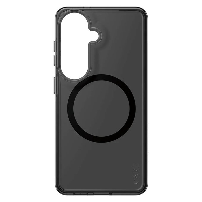 Etui Smokey z czarnym QI do Samsung Galaxy S26, Czarne, PanzerGlass