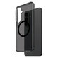 Etui Smokey z czarnym QI do Samsung Galaxy S26+, Czarne, PanzerGlass