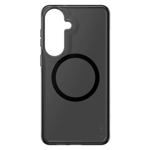 Etui Smokey z czarnym QI do Samsung Galaxy S26+, Czarne, PanzerGlass