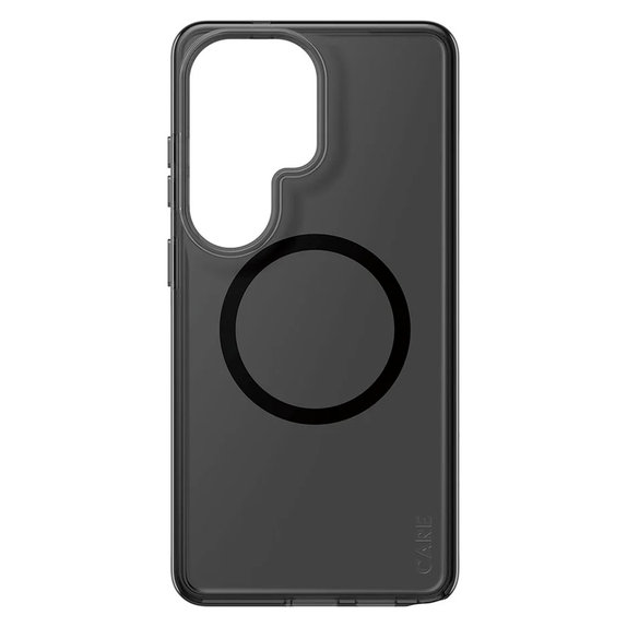 Etui Smokey z czarnym QI do Samsung Galaxy S26 Ultra, Czarne, PanzerGlass