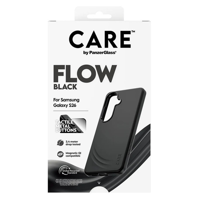 Etui FLOW z QI do Samsung Galaxy S26, Czarne, PanzerGlass