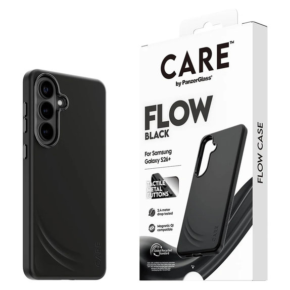 Etui FLOW z QI do Samsung Galaxy S26+, Czarne, PanzerGlass