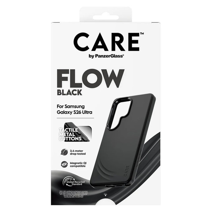 Etui FLOW z QI do Samsung Galaxy S26 Ultra, Czarne, PanzerGlass