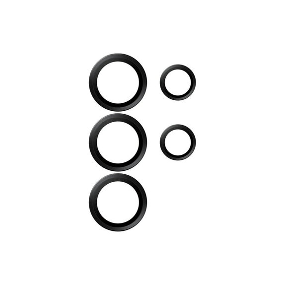 Pierścienie ochronne obiektywu kamery Hoops do Samsung S26 Ultra, Czarny, PanzerGlass