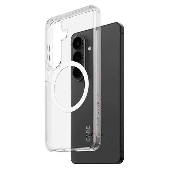 Etui Urban Explorer z białym QI do Samsung Galaxy S26, Przezroczyste, PanzerGlass
