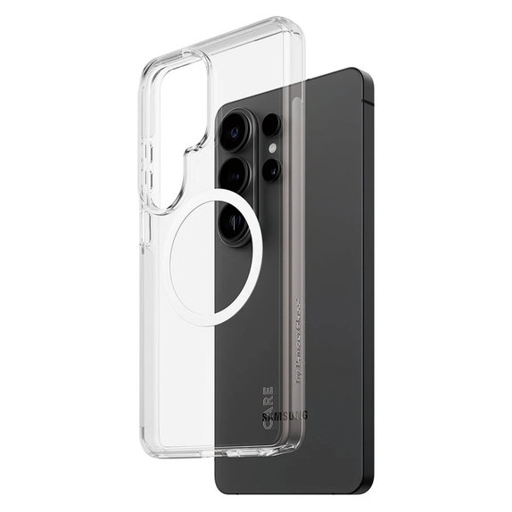 Etui Urban Explorer z białym QI do Samsung Galaxy S26 Ultra, Przezroczyste, PanzerGlass