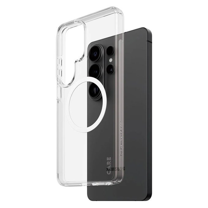 Etui Urban Explorer z białym QI do Samsung Galaxy S26 Ultra, Przezroczyste, PanzerGlass