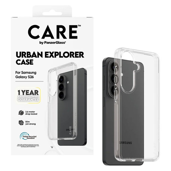 Etui Urban Explorer do Samsung Galaxy S26, Transaparentná, PanzerGlass