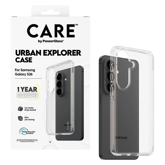 Etui Urban Explorer do Samsung Galaxy S26, Transaparentná, PanzerGlass