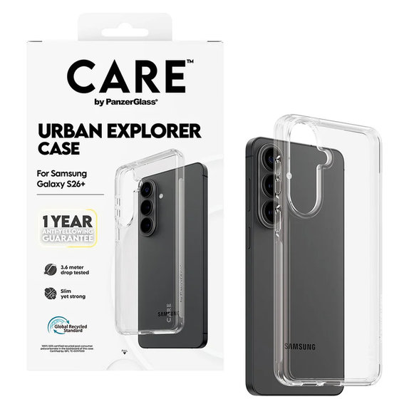 Etui Urban Explorer do Samsung Galaxy S26+, Transaparentná, PanzerGlass