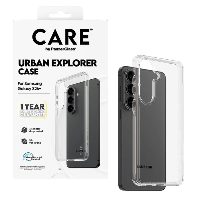 Etui Urban Explorer do Samsung Galaxy S26+, Transaparentná, PanzerGlass
