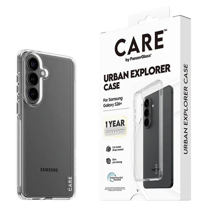 Etui Urban Explorer do Samsung Galaxy S26+, Transaparentná, PanzerGlass