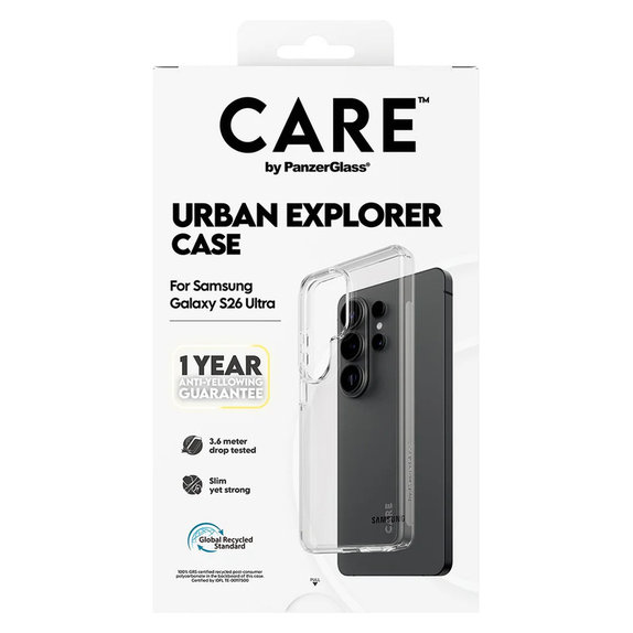 Etui Urban Explorer do Samsung Galaxy S26 Ultra, Transaparentná, PanzerGlass