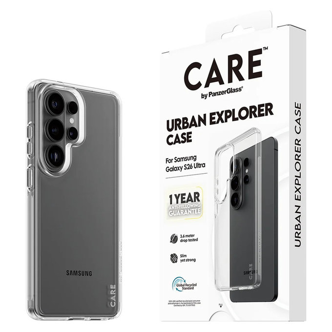 Etui Urban Explorer do Samsung Galaxy S26 Ultra, Transaparentná, PanzerGlass
