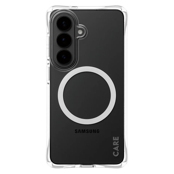 Etui Samba z białym QI do Samsung Galaxy S26, Przezroczyste, PanzerGlass