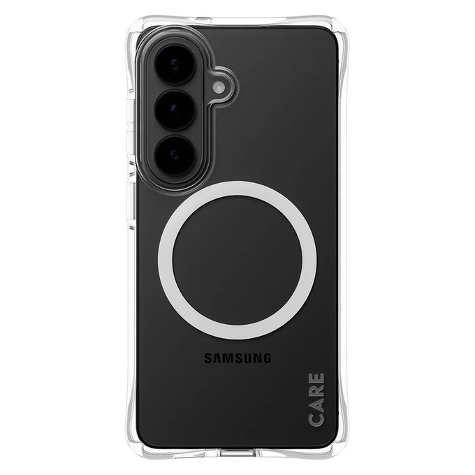 Etui Samba z białym QI do Samsung Galaxy S26, Przezroczyste, PanzerGlass