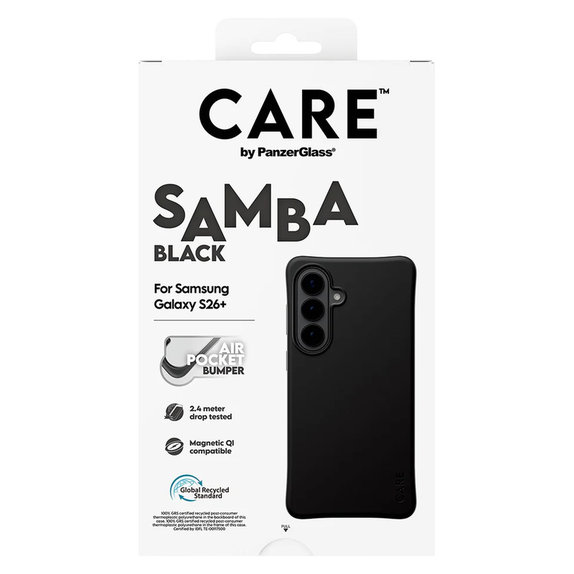 Etui Samba z QI do Samsung Galaxy S26+, Czarne, PanzerGlass