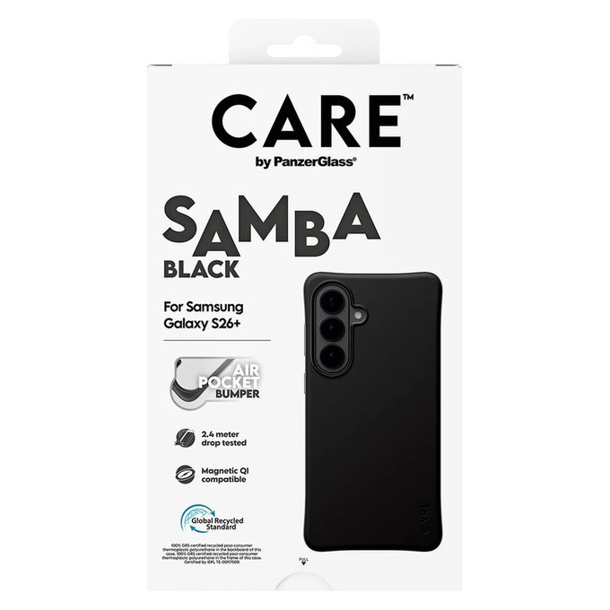 Etui Samba z QI do Samsung Galaxy S26+, Czarne, PanzerGlass