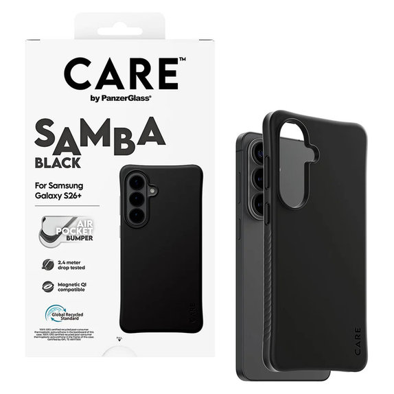 Etui Samba z QI do Samsung Galaxy S26+, Czarne, PanzerGlass