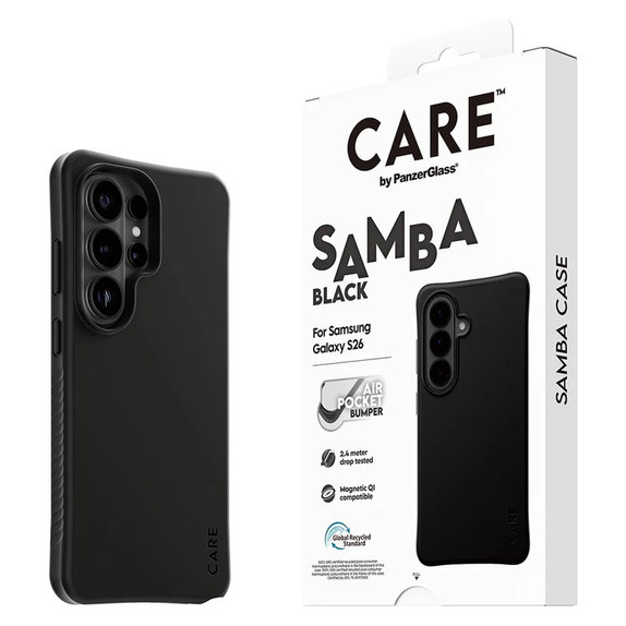 Etui Samba z QI do Samsung Galaxy S26 Ultra, Czarne, PanzerGlass