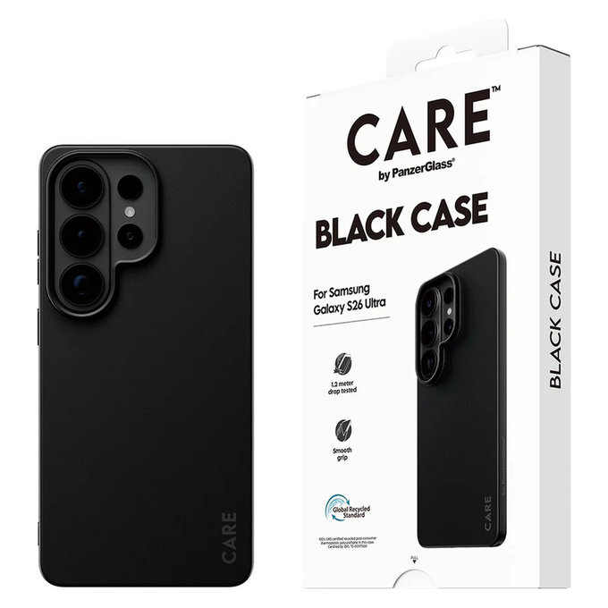 Etui TPU do Samsung Galaxy S26 Ultra, Czarne, PanzerGlass