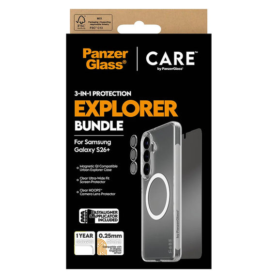 Bundle Explorer 3w1 do Samsung Galaxy S26+, PanzerGlass