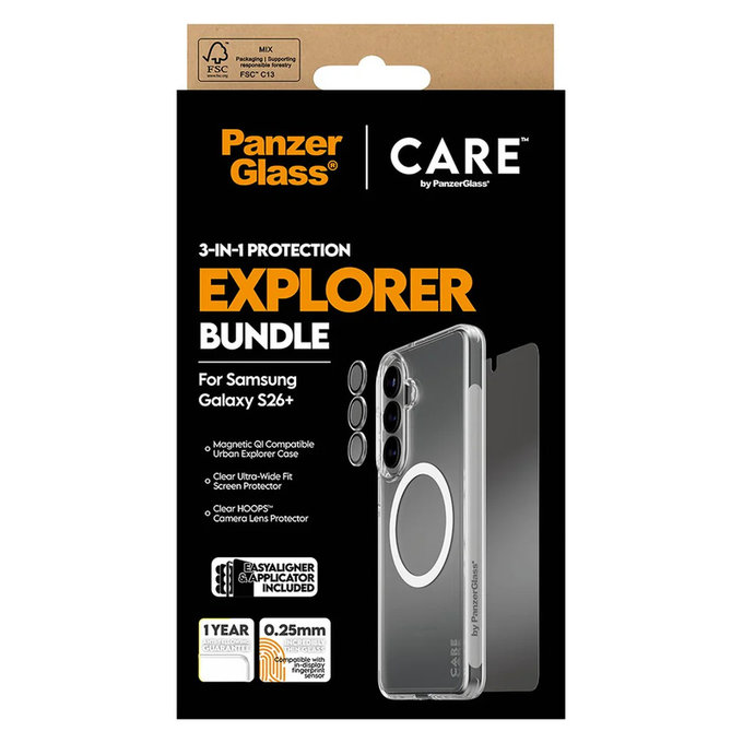 Bundle Explorer 3w1 do Samsung Galaxy S26+, PanzerGlass