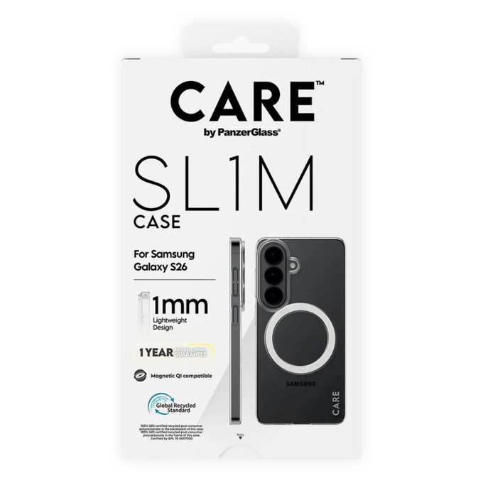 Etui SL1M do Samsung S26, Przezroczysty, CARE