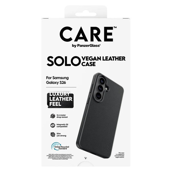 Etui Solo do Samsung Galaxy S26, Czarne, PanzerGlass