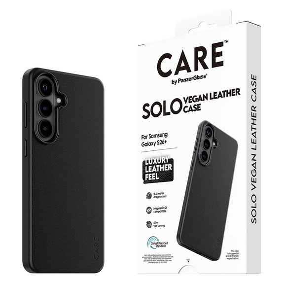 Etui Solo do Samsung Galaxy S26+, Czarne, PanzerGlass