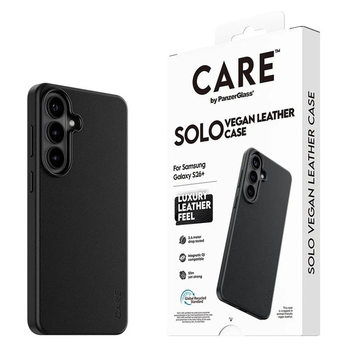 Etui Solo do Samsung Galaxy S26+, Czarne, PanzerGlass