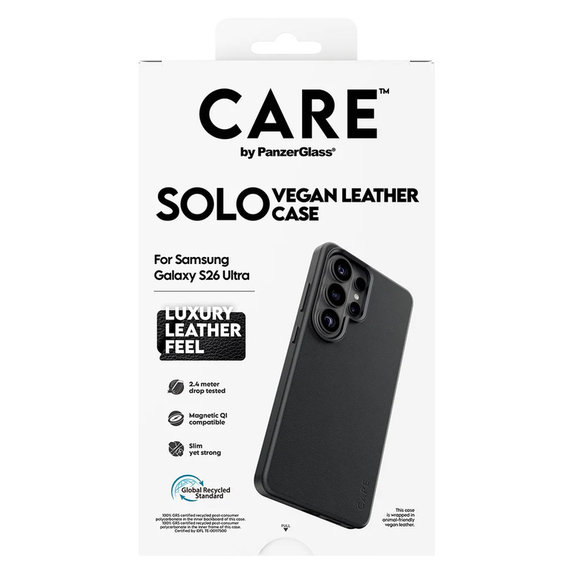 Etui Solo do Samsung Galaxy S26 Ultra, Czarne, PanzerGlass