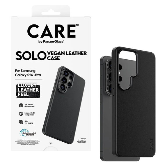 Etui Solo do Samsung Galaxy S26 Ultra, Czarne, PanzerGlass