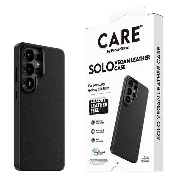 Etui Solo do Samsung Galaxy S26 Ultra, Czarne, PanzerGlass