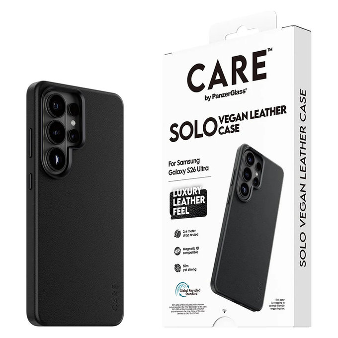 Etui Solo do Samsung Galaxy S26 Ultra, Czarne, PanzerGlass