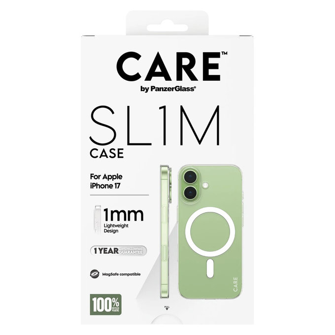 Etui SL1M do iPhone 17, Przezroczyste, PanzerGlass