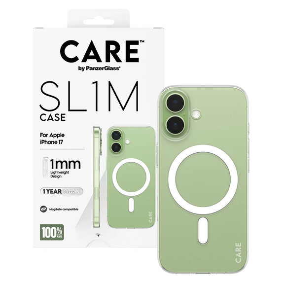 Etui SL1M do iPhone 17, Przezroczyste, PanzerGlass