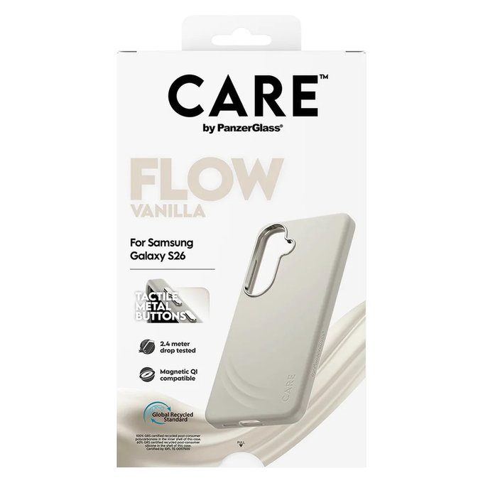 Etui FLOW z QI do Samsung Galaxy S26, Vanilla, PanzerGlass