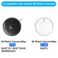 Zestaw części zamiennych do Xiaomi Mi Robot Vacuum Mop 2 Pro, 2 Lite (2x Główna szczotka, 4x Filtr, 4x Szczotka boczna)