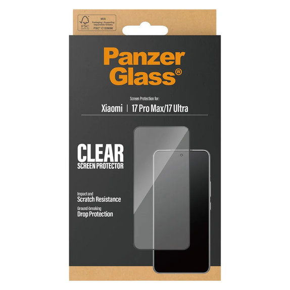 Szkło hartowane UWF do Xiaomi 17 Ultra, Czarne, PanzerGlass
